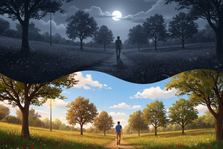 Why Color Matters Less at Night