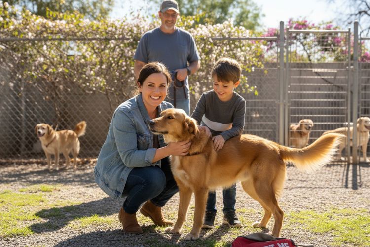 adopting a dog