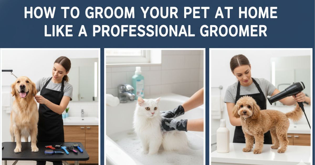 Groom Your Pet at Home Like a Professional Groomer