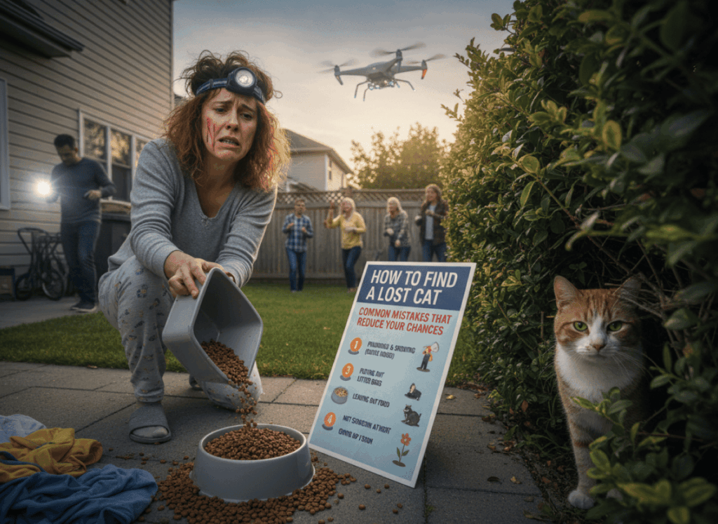 How to Find a Lost Cat: Common Mistakes That Reduce Your Chances