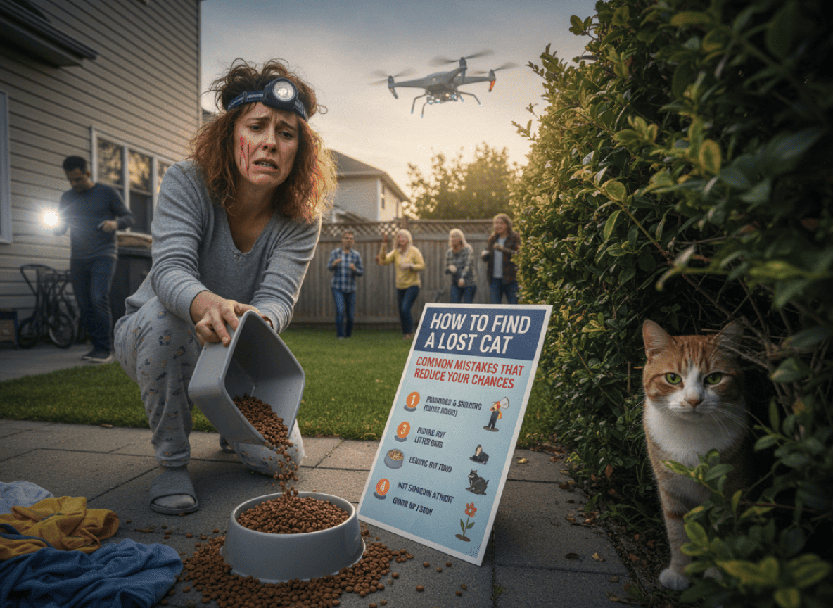 How to Find a Lost Cat: Common Mistakes That Reduce Your Chances