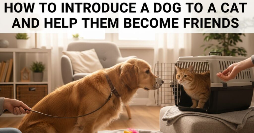 Introduce a Dog to a Cat and Help Them Become Friends