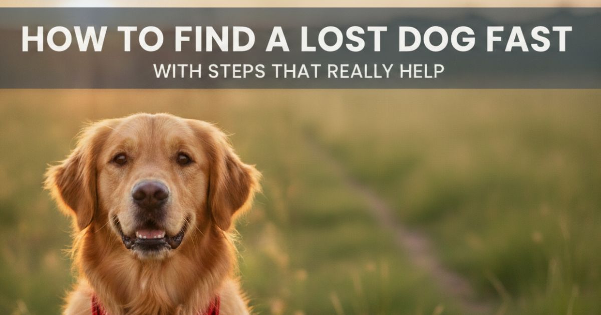 Find a Lost Dog Fast With Steps That Really Help