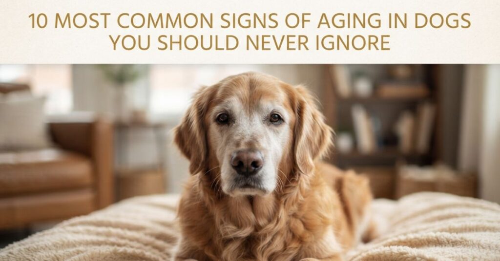Most Common Signs of Aging in Dogs