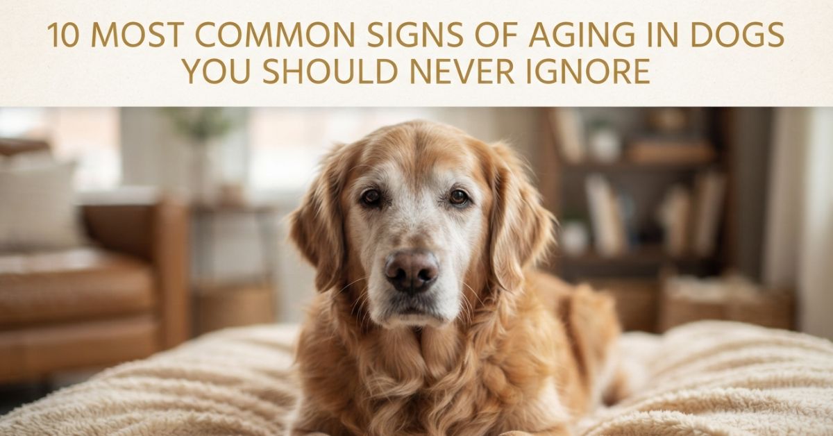 Most Common Signs of Aging in Dogs